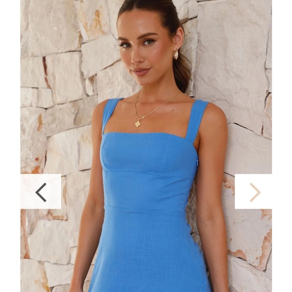 Billy J Nadalia Mini Dress - Cobalt Blue (new) - Picture 3 of 6